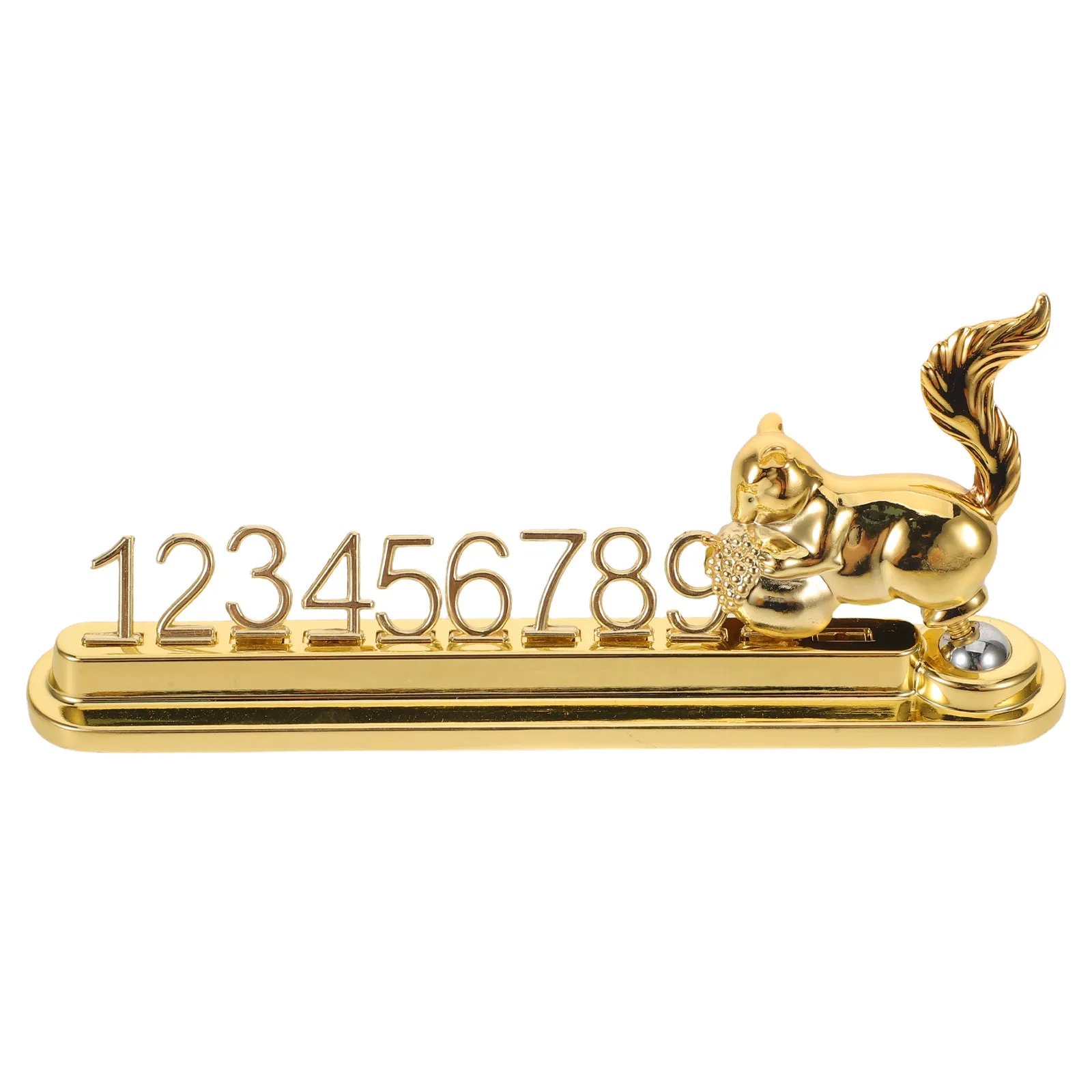 

Temporary Parking Creative Squirrel Style Car Phone Number Display Auto Dashboard Parking Card Signs