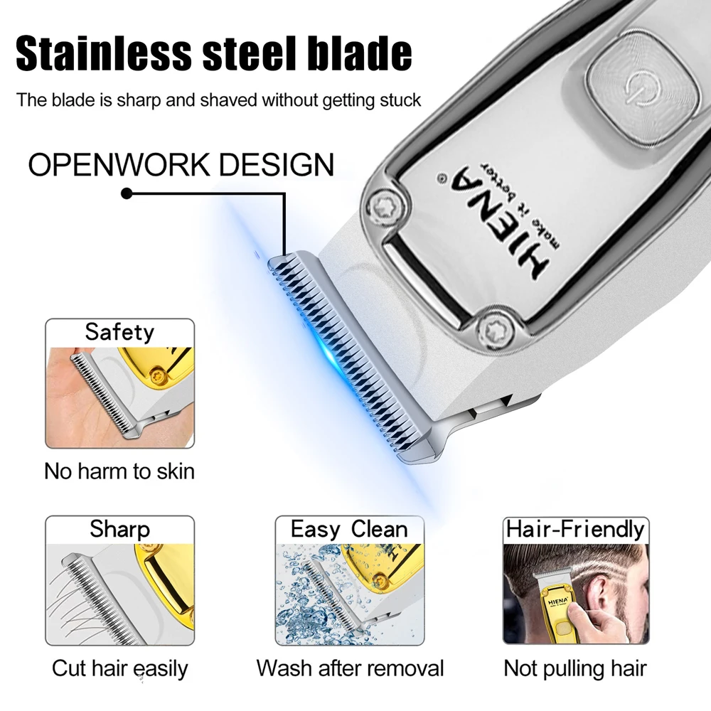 Hyena tondeuse à cheveux barbier professionnel tondeuse sans fil moteur magnétique tondeuse hommes coupe-cheveux 9000 tr/min Machine de coupe de cheveux