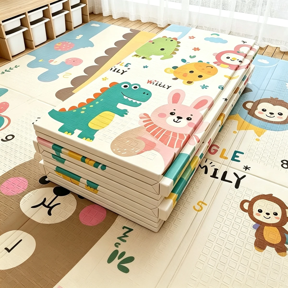 Baby Nursery Games - Non-Toxic Educational Foldable Children's Carpet Baby