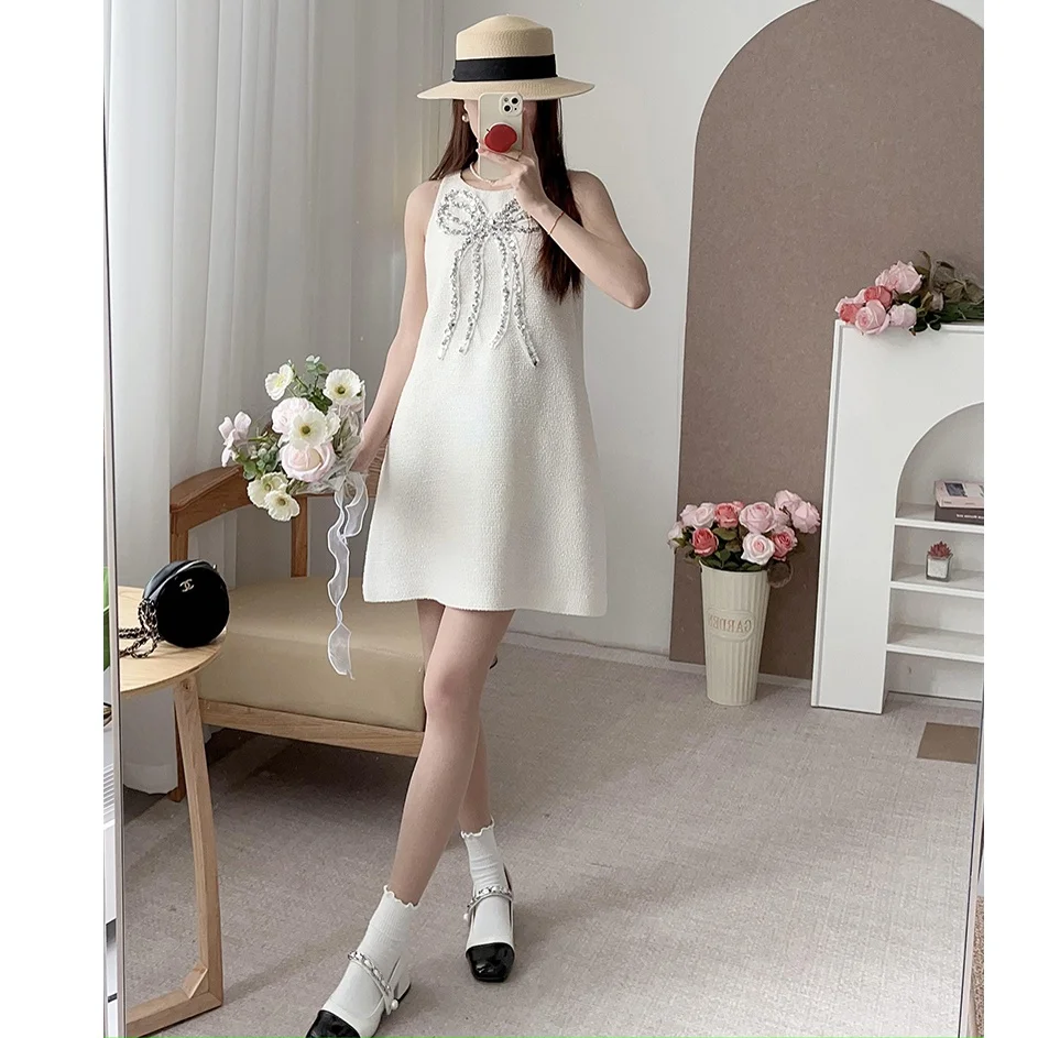 

Selfwill Original Jr Prestigious White Moonlight Spring Knot Beaded Small Fraance Sle Dr Set из полиэфирного волокна...