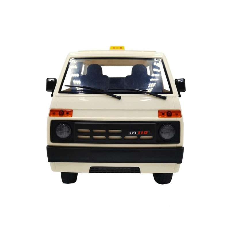 D42 1/10 2.4G 2WD RC Car Simulation Drift Truck Van LED Light Remote Control On-Road Car WPL D42 TJ110 For Kids Gift