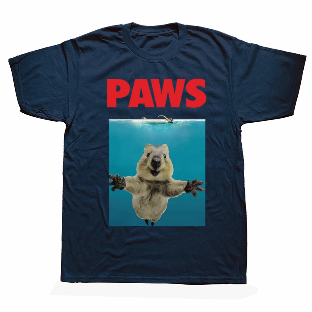 

Paws Funny Quokka Lover Graphic T-shirts Men Women's Fashion Casual Tshirt 100% Cotton Loose Oversized T ShirtFP