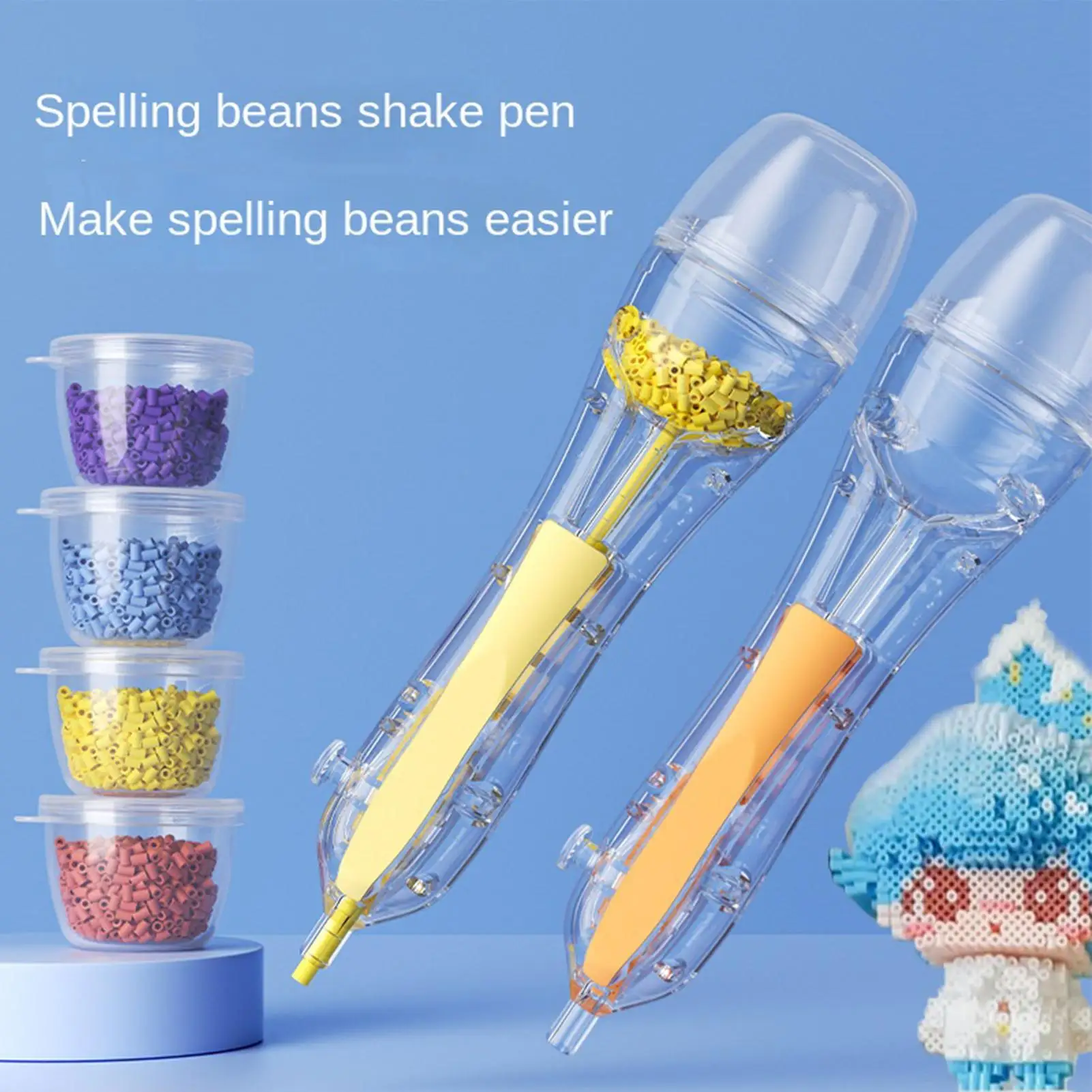 

Набор для рукоделия: ручка с железными бусинами, инструмент для легкого нанесения бусин, для детей, подростков, взрослых, на день рождения, праздники, школьные проекты, для всей семьи