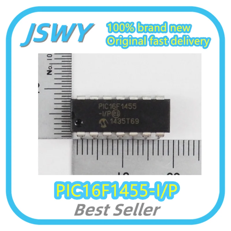 

(3/30pcs) PIC16F1455-I/P PIC16F1455 DIP14 Microcontroller OEM Ships Fast Bulk Inventory