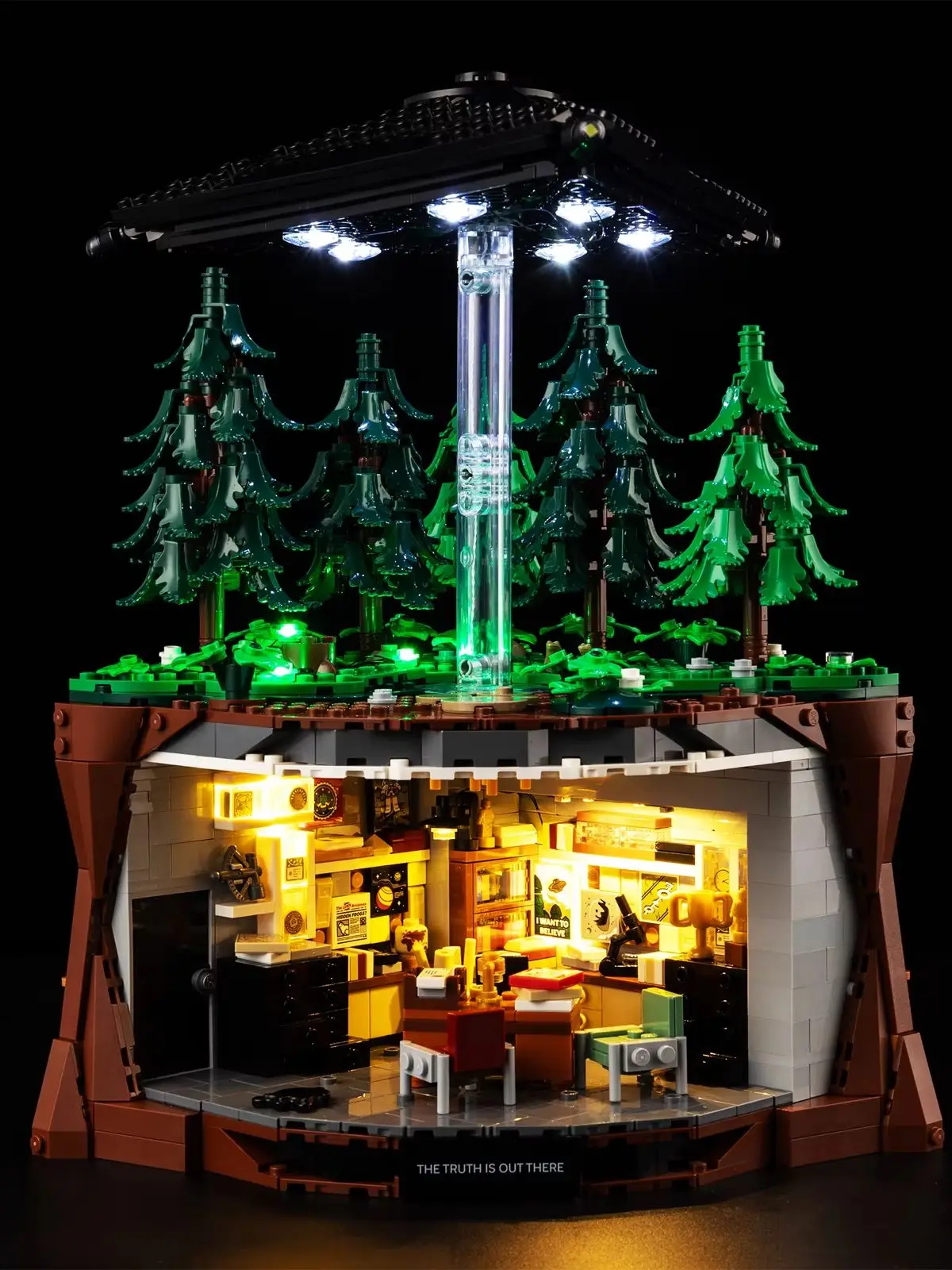 LED-Beleuchtungsset geeignet für LEGO The X-Files Ideas # 21369 Bausteine