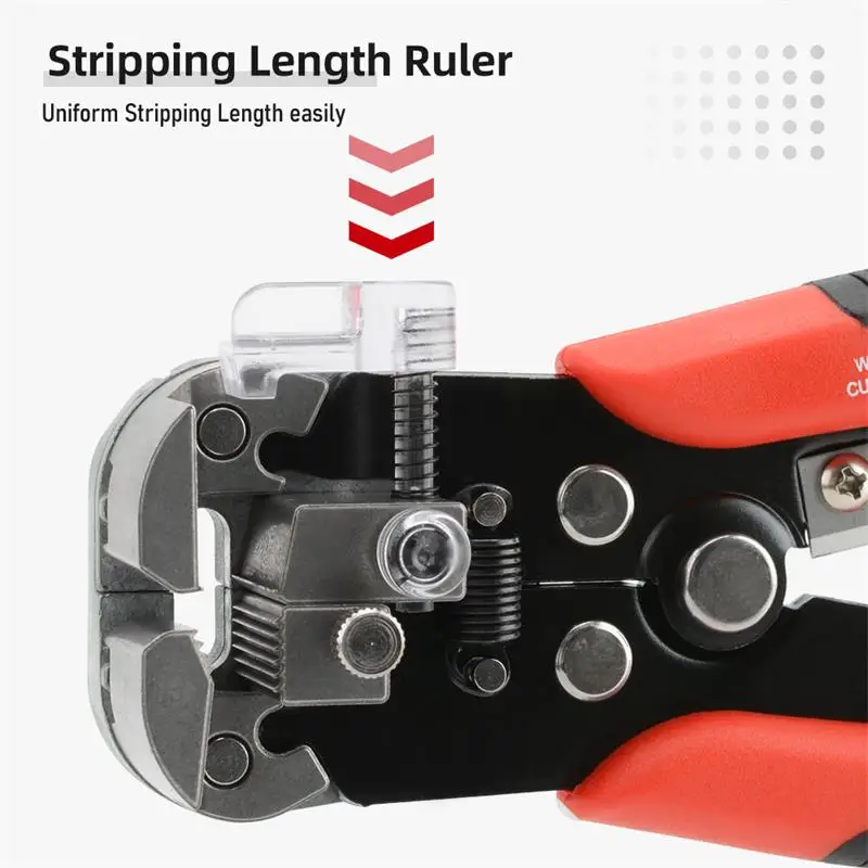 Professional Electrician Wire Tool Cable Wire Stripper Cutter Crimper Automatic Crimping Stripping Plier