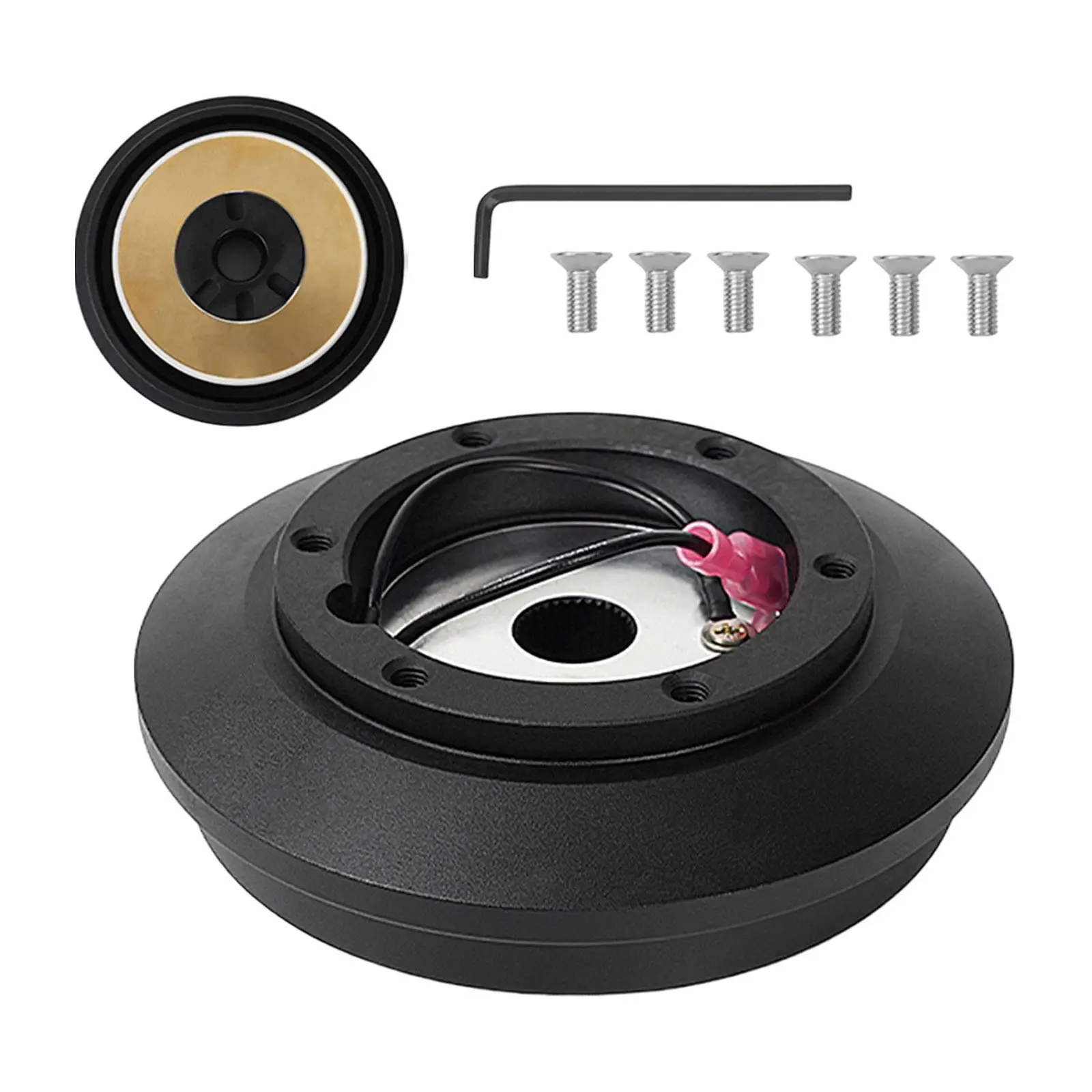 

Steering Wheel Hub Adapter for Toyota of 8693 Accessories Quick Release 121H for Toyota 85-90 Short Hub Adapter Replacement