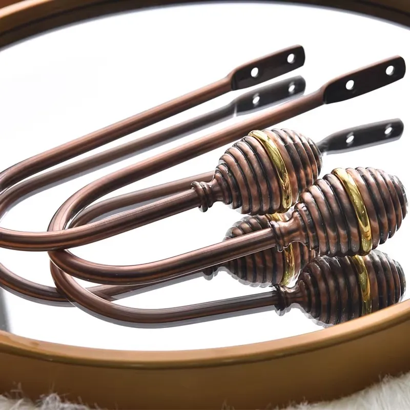 

1 пара крючков для штор, настенных крючков, европейских U-образных настенных крючков, крючков для ремней из сплава, крючков для пряжек для штор, шарик не требует повестки