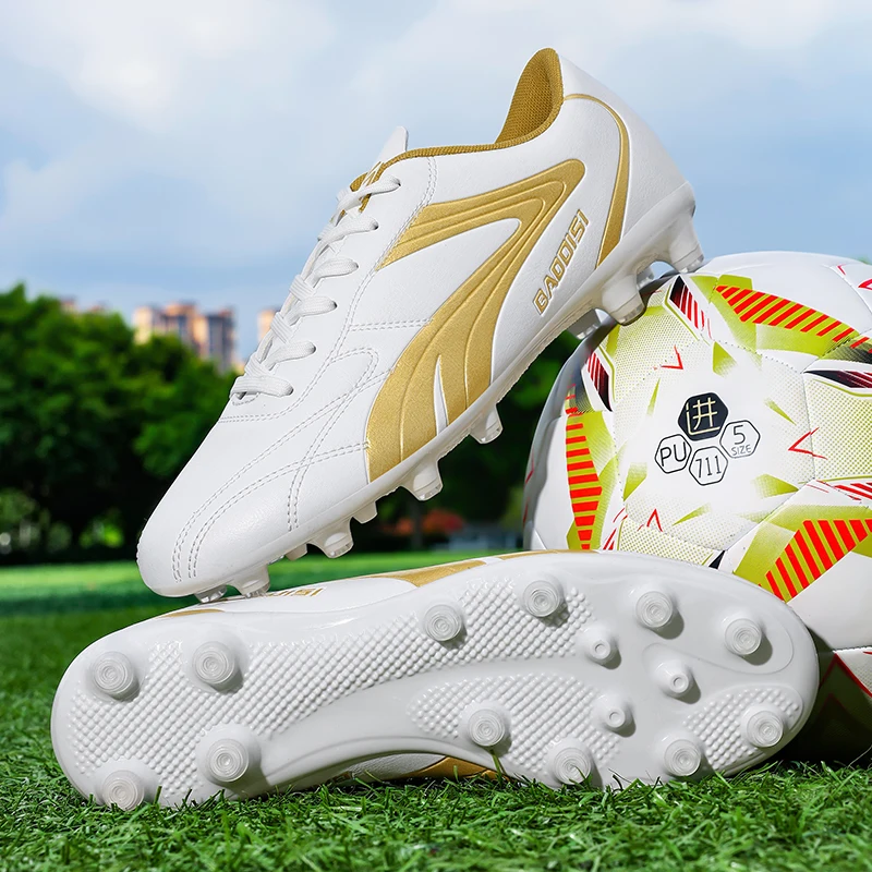 

Новые профессиональные мужские футбольные бутсы для взрослых, кроссовки для футзала, ультралегкие, нескользящие, износостойкие спортивные бутсы для зала