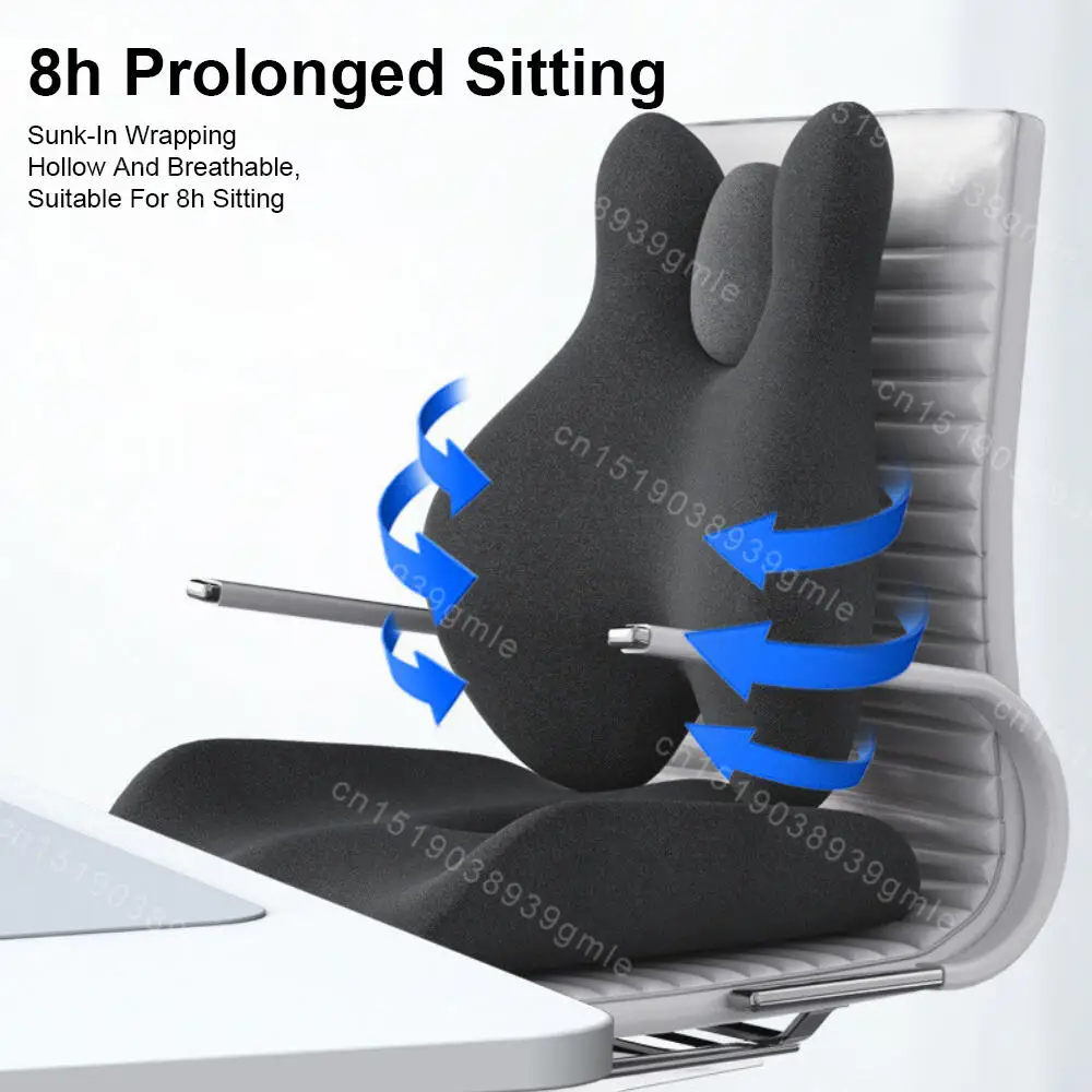 

Cushion Office Sedentary Tool Lumbar Support Pillow Electric Massage Chair Backrest Pad Longtime Sit Spinal Pain Waist Protector