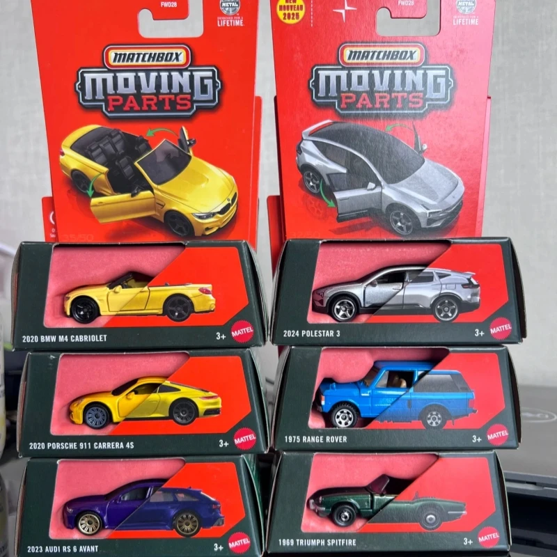 

Genuine Matchbox Car 1/64 Scales Moving Parts Audi Rs 6 Avant 2024 Polestar Triumph Spitfire Vehicle Model Car Toys for Boy Gift