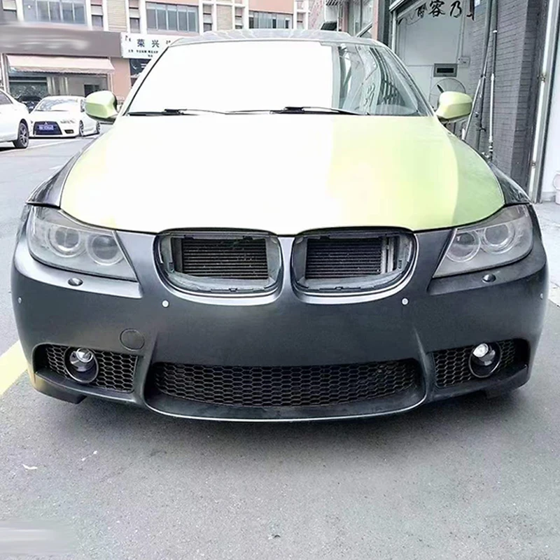 

Front Bumper PP Body Kit for BMW 3 Series E90 09-11 Upgrading to M3 With/Without Fog Lamps Primer Front Fender Side Skirts