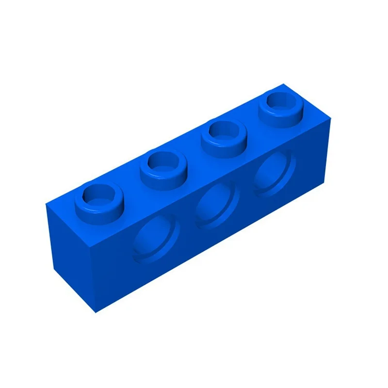 50 Stück 3701 Technik-Stein 1 x 4 mit Loch, Bausteine-Kollektion, Modulares GBC-Spielzeug für technische MOC-DIY-Bauwerke, kompatibel mit Bausteinen – Detail 4