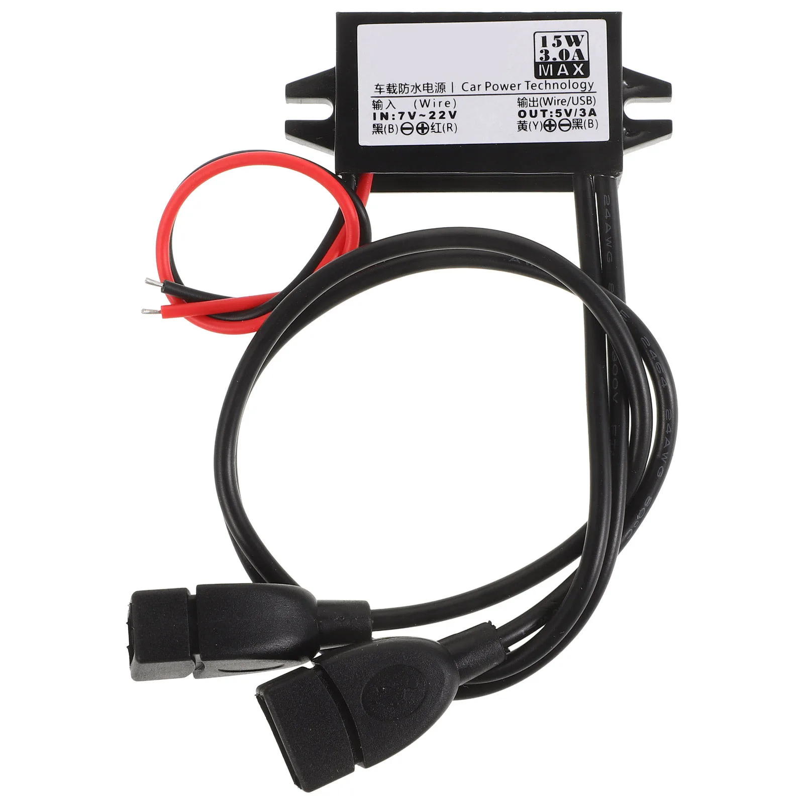 

12v to 5v Usb Converter 3a Power Supply Module Car Adapter Navigation Voltage Regulator Dual