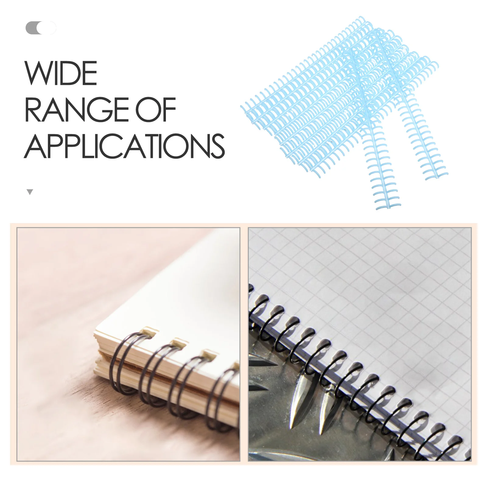 10 шт., 30 отверстий, кольца для переплета, пластиковые расчески для переплета для офиса, школы, домашнего использования, спиральные катушки для переплета, шипы для переплета