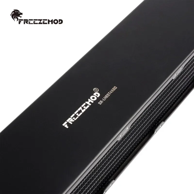 خادم مشعاع تبريد المياه 80X3 X4، مبادل حراري من الألومنيوم سمك 65 مم 3 طبقات 'Z' نوع قناة المياه SR-LH65T3X80 #6