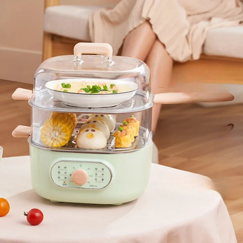 

Electric Steamer Multi-functional Household Small Three-layer Large-capacity Automatic Vegetable Steamer Multi-steamer Steamer