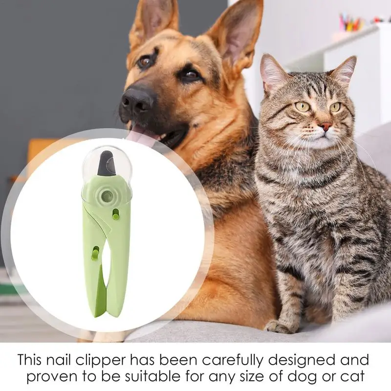 Dog Nail Trimmers Home Pet LED Light Nail Scissors Comfortable Fit Multi-Purpose Pet Grooming Tool for Cats Dogs Rabbits