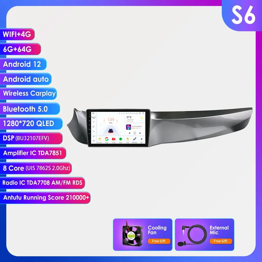 OSSURET 360 Kamera 2din Carplay Android 13 Autoradio für alfa romeo giulietta 2013-2016 Auto Multimedia Player Navi GPS 2din Autoradio 8