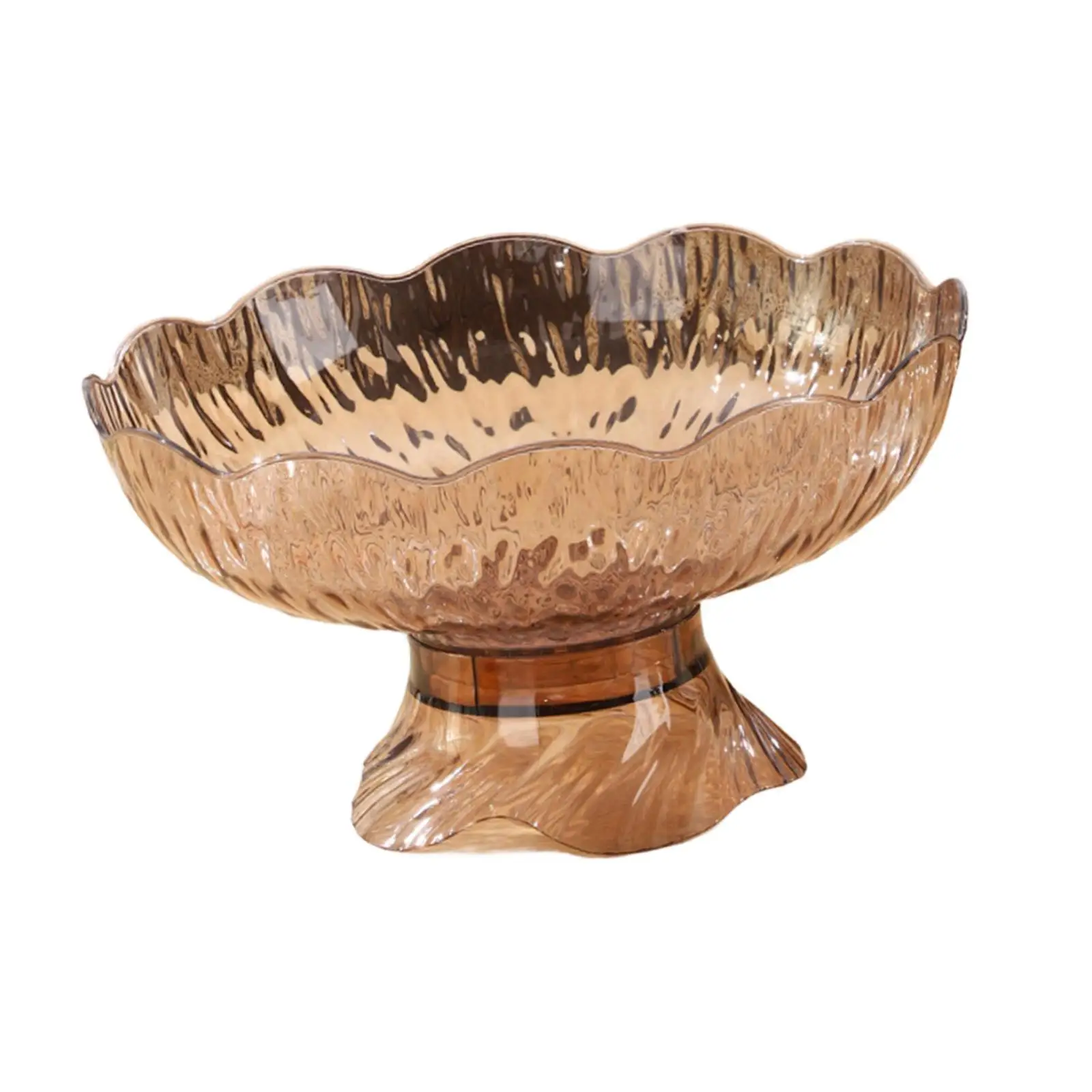 Decorative Pedestal Fruit Bowl Multipurpose Plastic Stand Centerpiece for Kitchen Counter Party Events