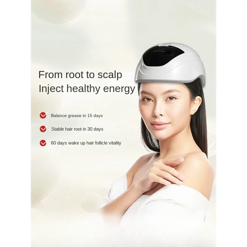 

Hair Growth and Health Hat Helmet Instrument Increase Hair Density Comb Household Use