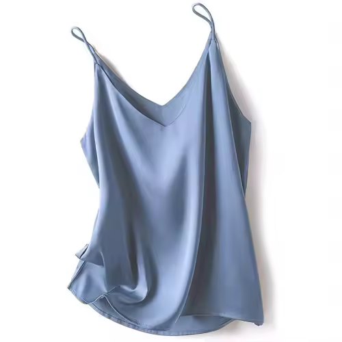20246 Summer Camisole Slim Vest Sexy Women Sleeveless V-Neck Gray Tee Tank Tops Female Solid Black/White Korean Crop Tops Y2k - Image 11