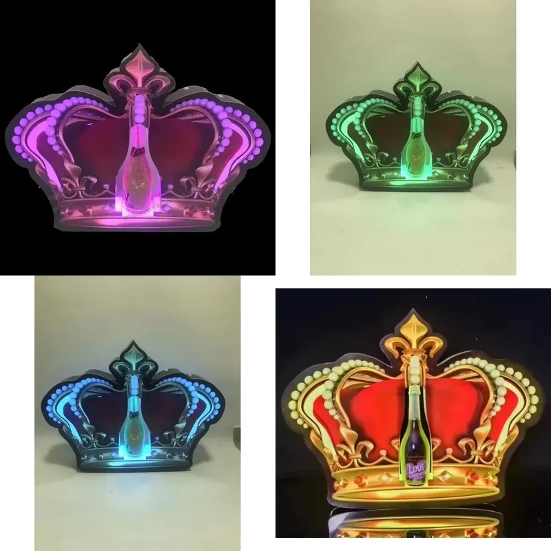 LED Signage Custom Logo Handmade Residential Grade Animal Pattern Polished Finish Message Board Rechargeable for Nightclubs