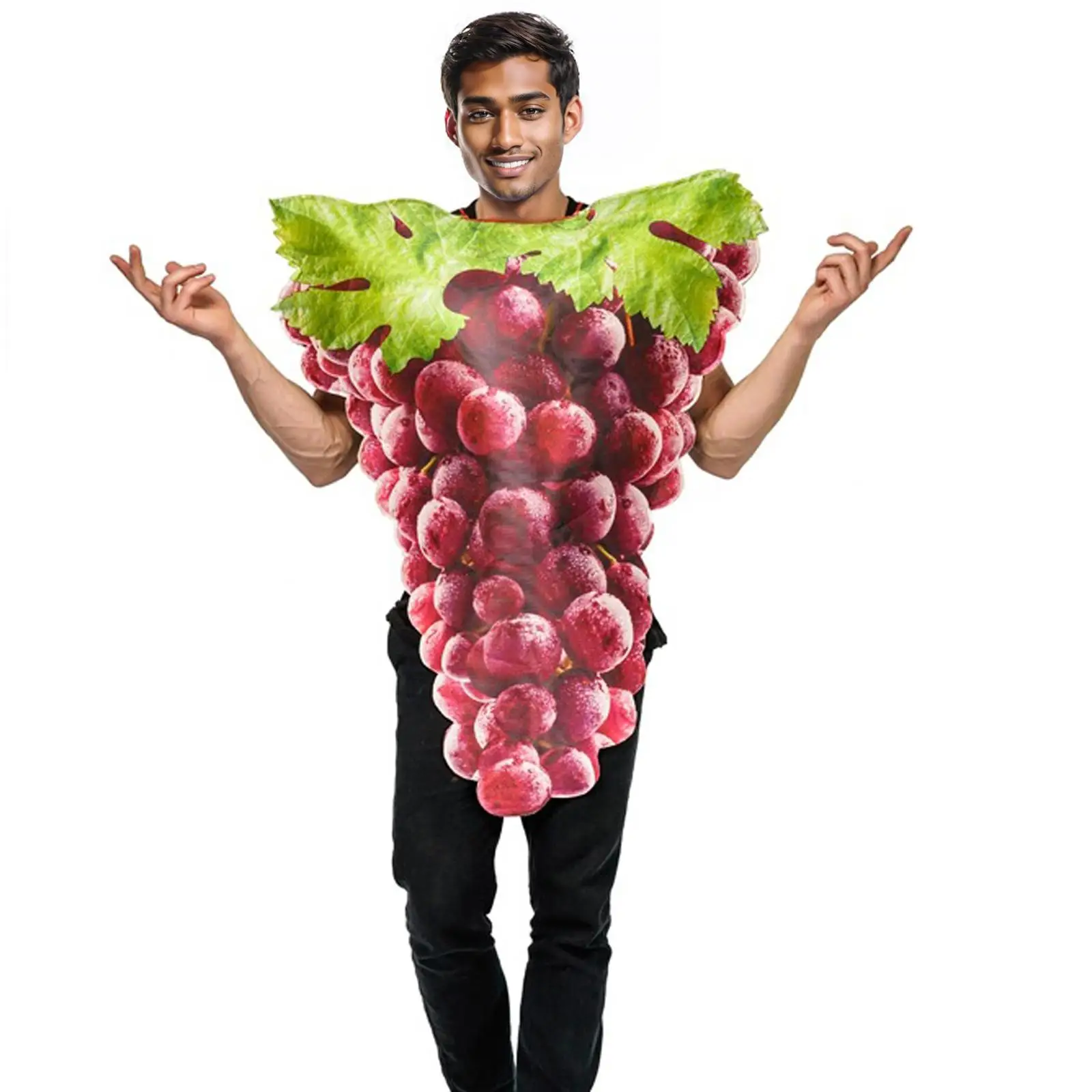 

Виноградный костюм, Хэллоуин, нарядное платье для тематической вечеринки, праздничных мероприятий, карнавала