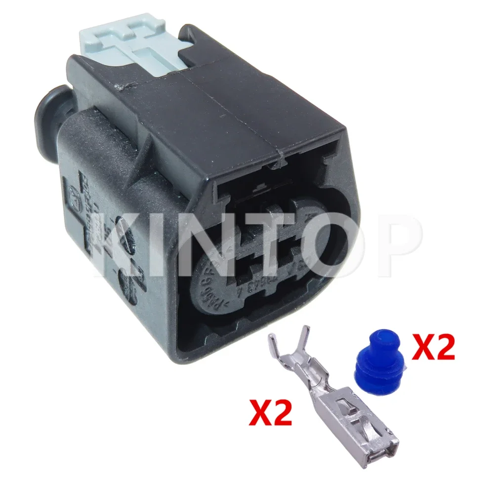 1 Set 2 Pins 09444024 AC Assembly Automobile Wire Cable Connector Auto Waterproof Socket with Wires