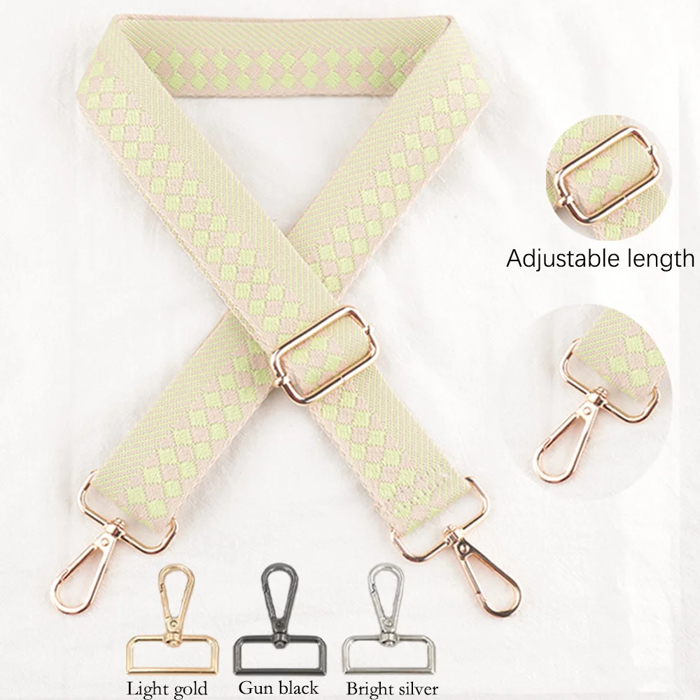 3.8 سنتيمتر حقيبة الأشرطة الملونة لحقيبة اليد قابل للتعديل حزام كتف واحد حزام لحقيبة الكتف حقيبة الملحقات استبدال حزام #1