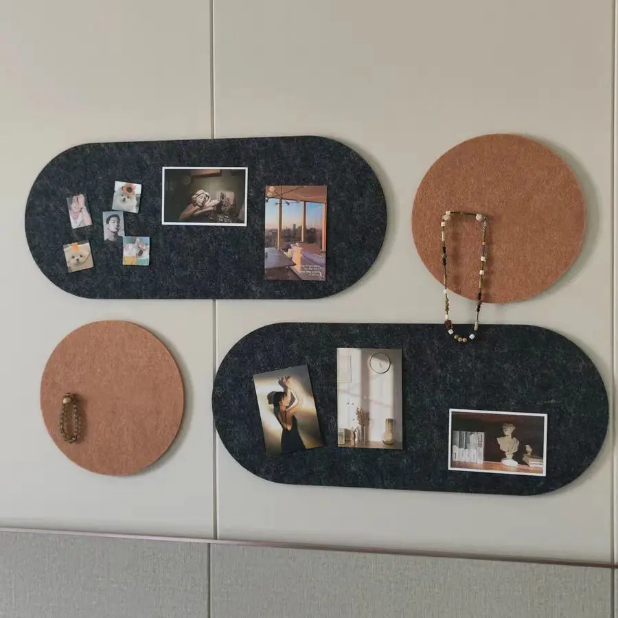 European Style Photo Felt Board Stickers Keys Jewelry Storage Kindergarten Wall Stickers Bedroom