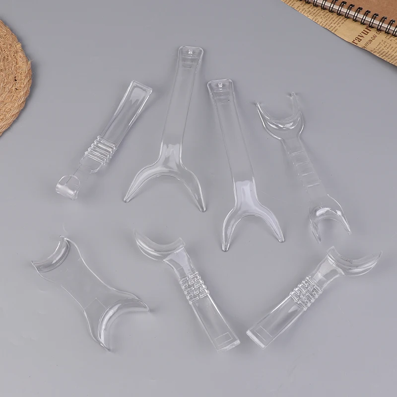 Transparent Dental Oral Lip Retractor Upper Lower Mouth Opener Lip Press Plate Orthodontic Photography Props Dentist Tools