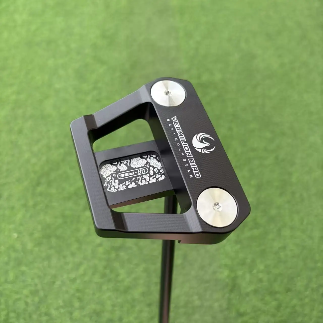 High Stability Golf Mallet Putter Zero Twist Hollow Frame Putter with Alignment Line & Removable Weight Screw Golf Training Club