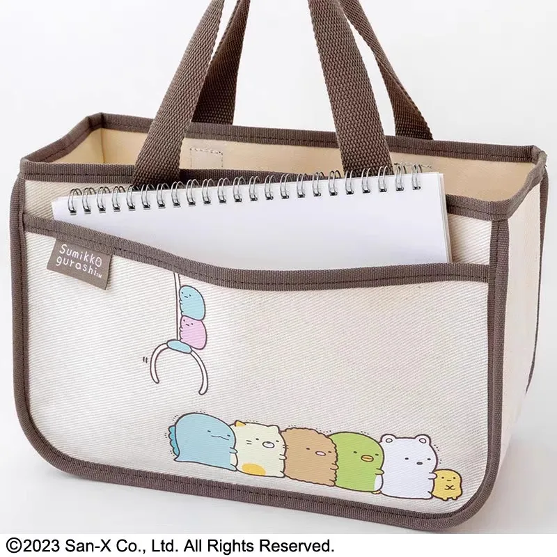 New Kawaii Cute Sumikko Gurashi Kids Canvas Handbags Woman Lunch Bags Tote Bag For Children