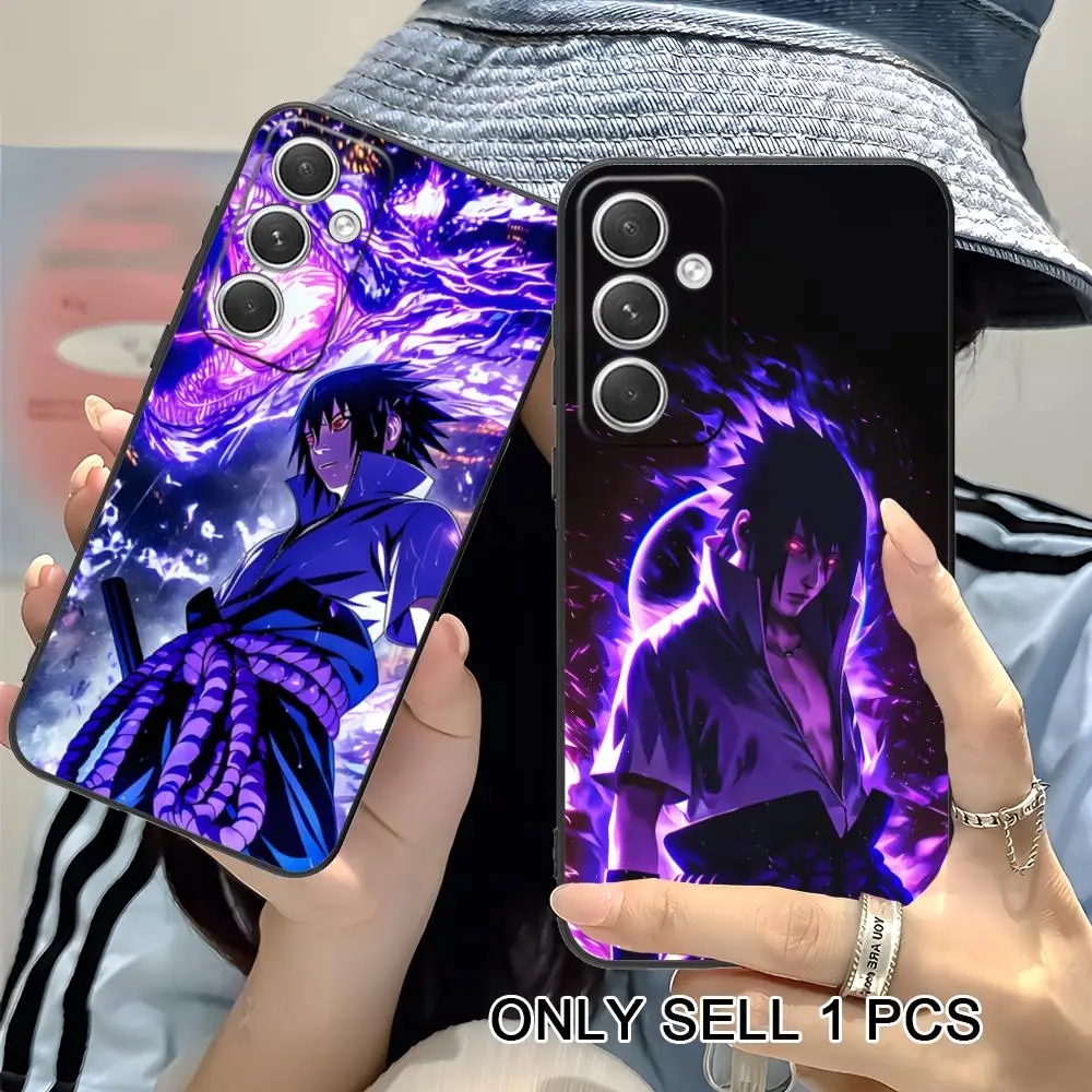 Anime Ninja Sasuke Phone Case for Samsung Galaxy S26 S25 S24 S23 S22 S21 S20 Note20 Plus FE Ultra Soft TPU Shockproof Cover
