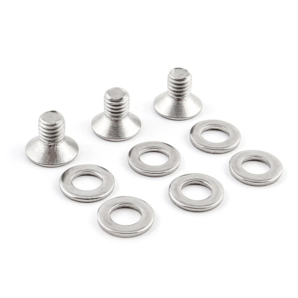 Bike ISCG03 ISCG05 Chainguide Countersunk Stainless Steel Bolts M6 X 10mm Replacement Chain Guide Washer Kits Cycling Parts