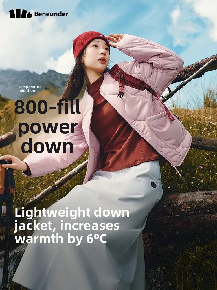 

Женская легкая стеганая куртка-пуховик Banana Le CL002: теплая, как пуховая, хлопковая, машинная стирка, хлопковое пальто с воротником-стойкой на молнии