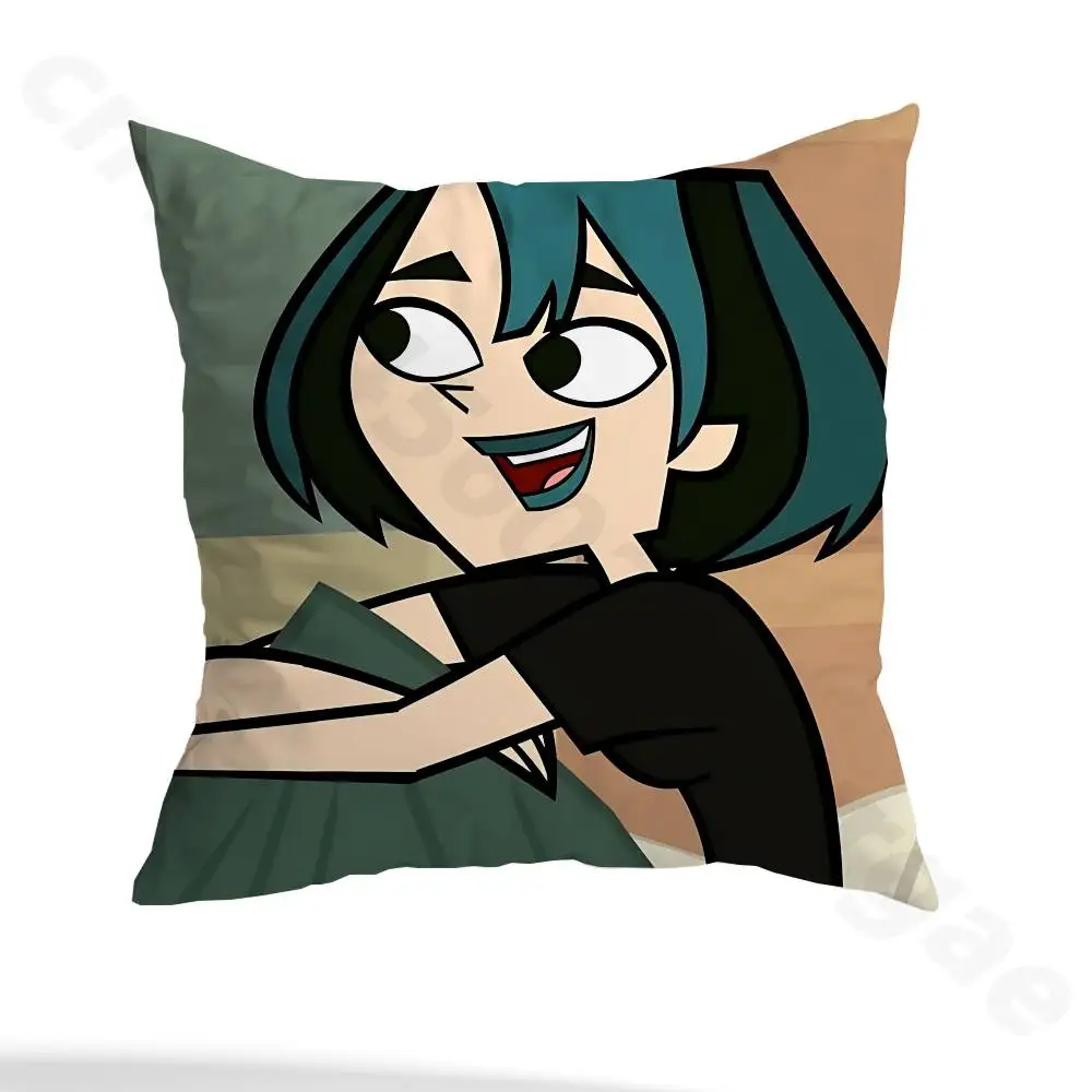 T-Total Drama Island Pillow Case Pillow Case Living Room Sofa Cushion Cover Suitable For Home Bedroom Room Decoration