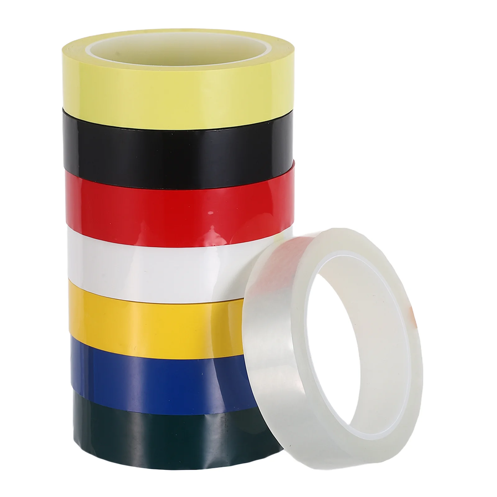 

8pcs 25Mm Wide Color For Labelling Craft Decorative Masking Tape Weather Resistant Adhesive Tape For Office School