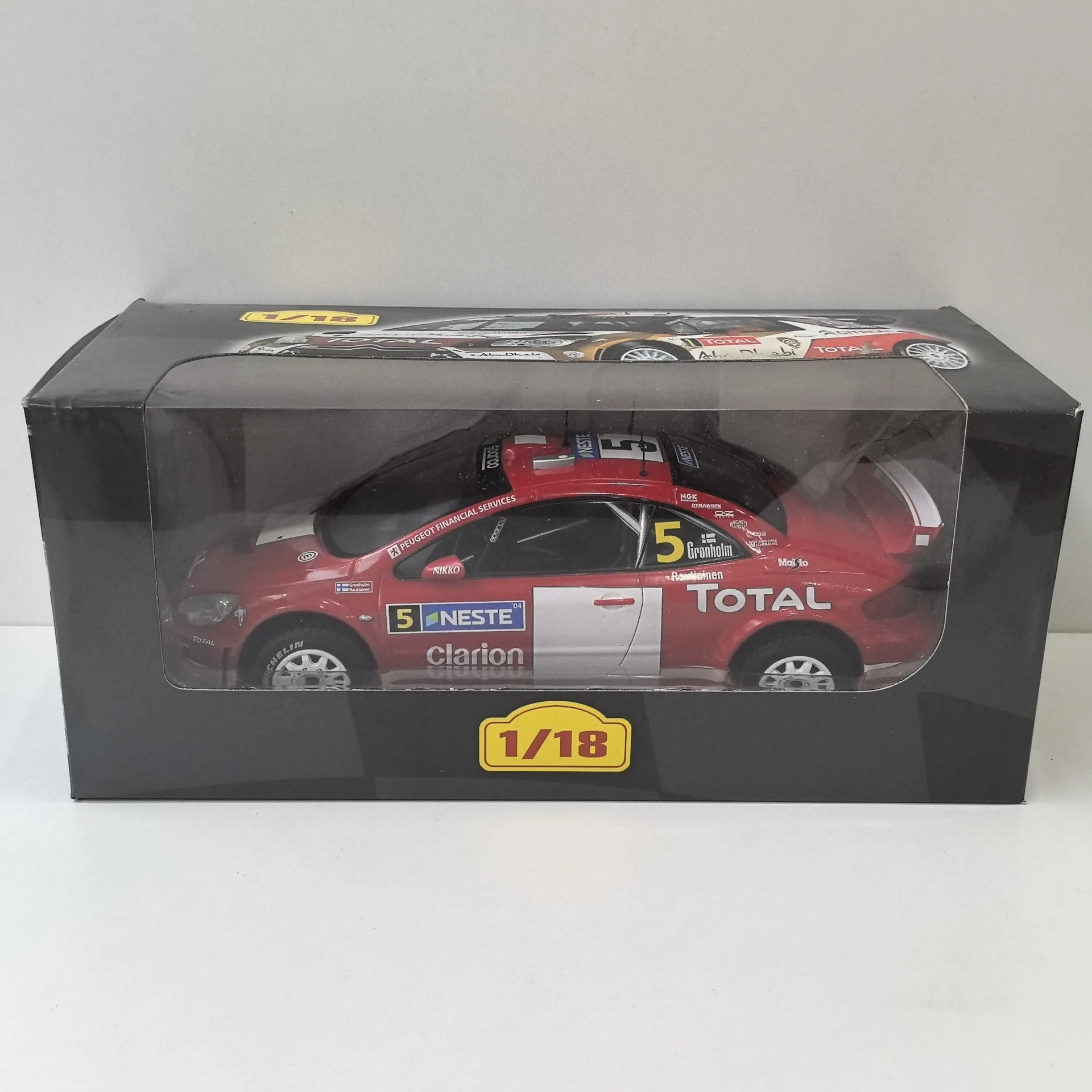 

Diecast IXO 1/18 Scale PEUGEOT 307 WRC #5 Peugeot Racing Alloy Car Model Collectible Toy Gift Souvenir Display Ornament