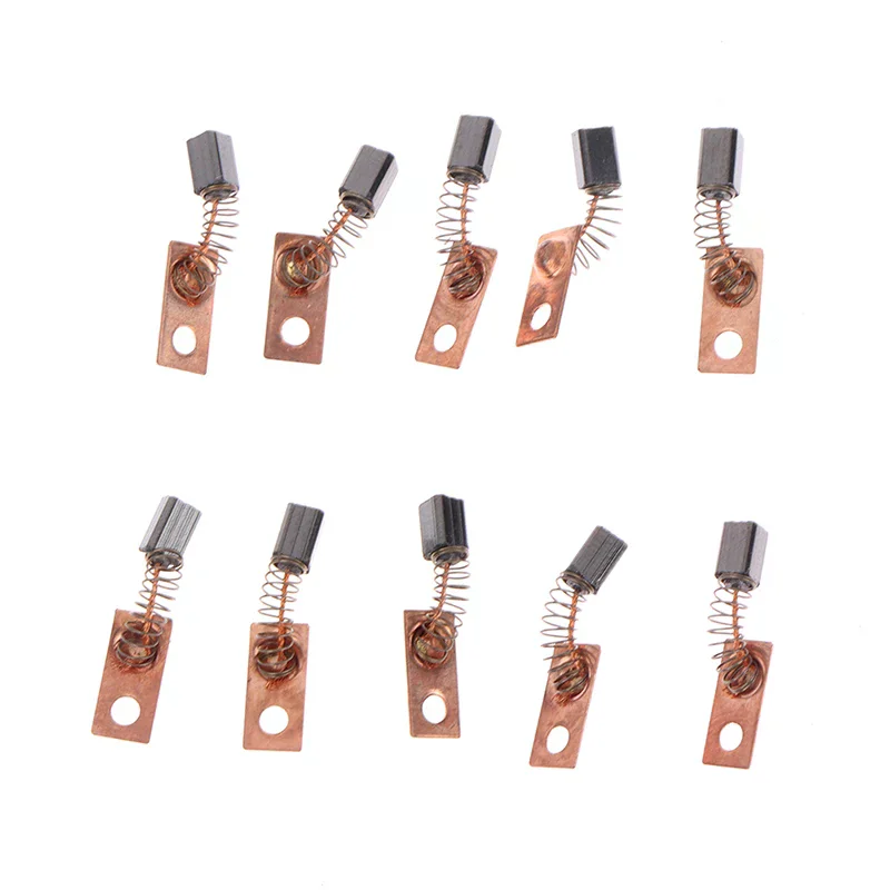 10pcs Electric Motor Carbon Brushes Replace Dental Grinding Machine Micromotor Handpiece 3X3X4.5MM