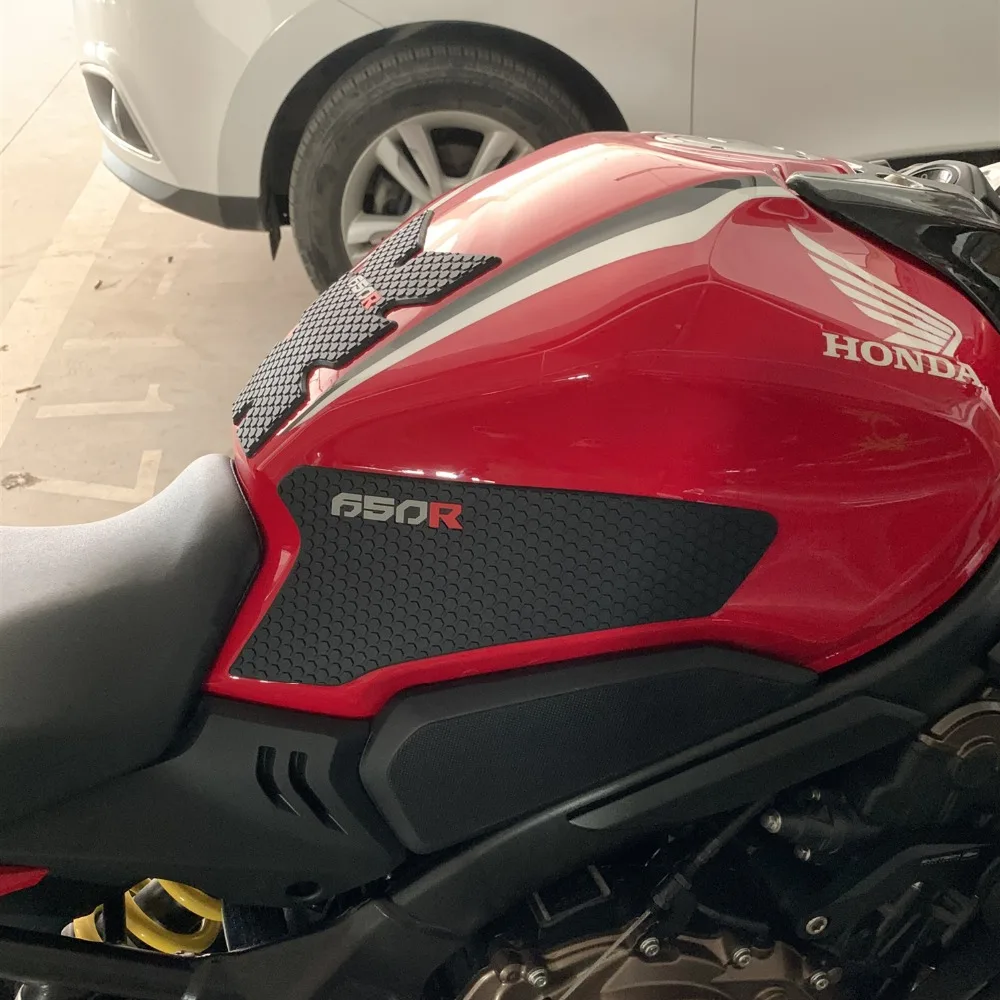 Motorcycle Non-slip Side Fuel Tank Stickers Protector Decal For HONDA CBR650R CB650R 2019 2020 2021 2022 2023 2024