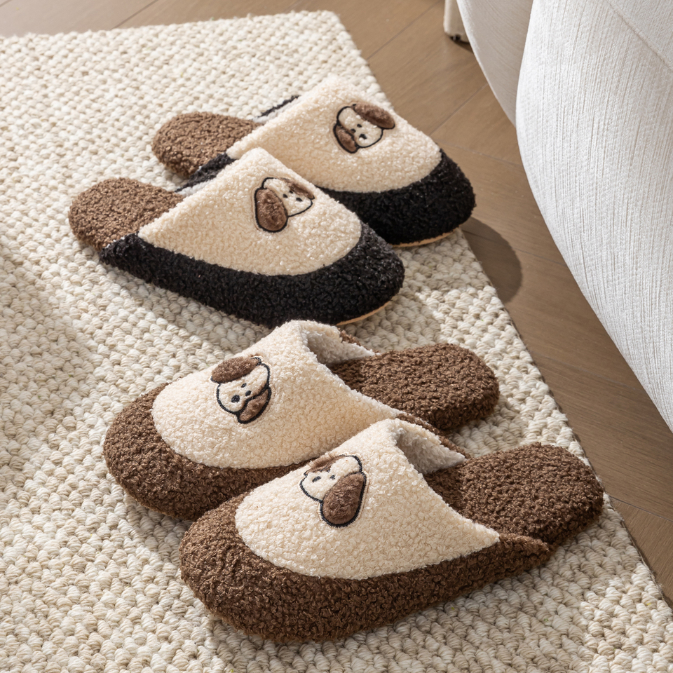  Ultra Soft Warm Fleece Lined Slippers for Men Indoor Non-Slip House Shoes,Cushioned Flat Bottom Winter Bedroom Slippers for Home 