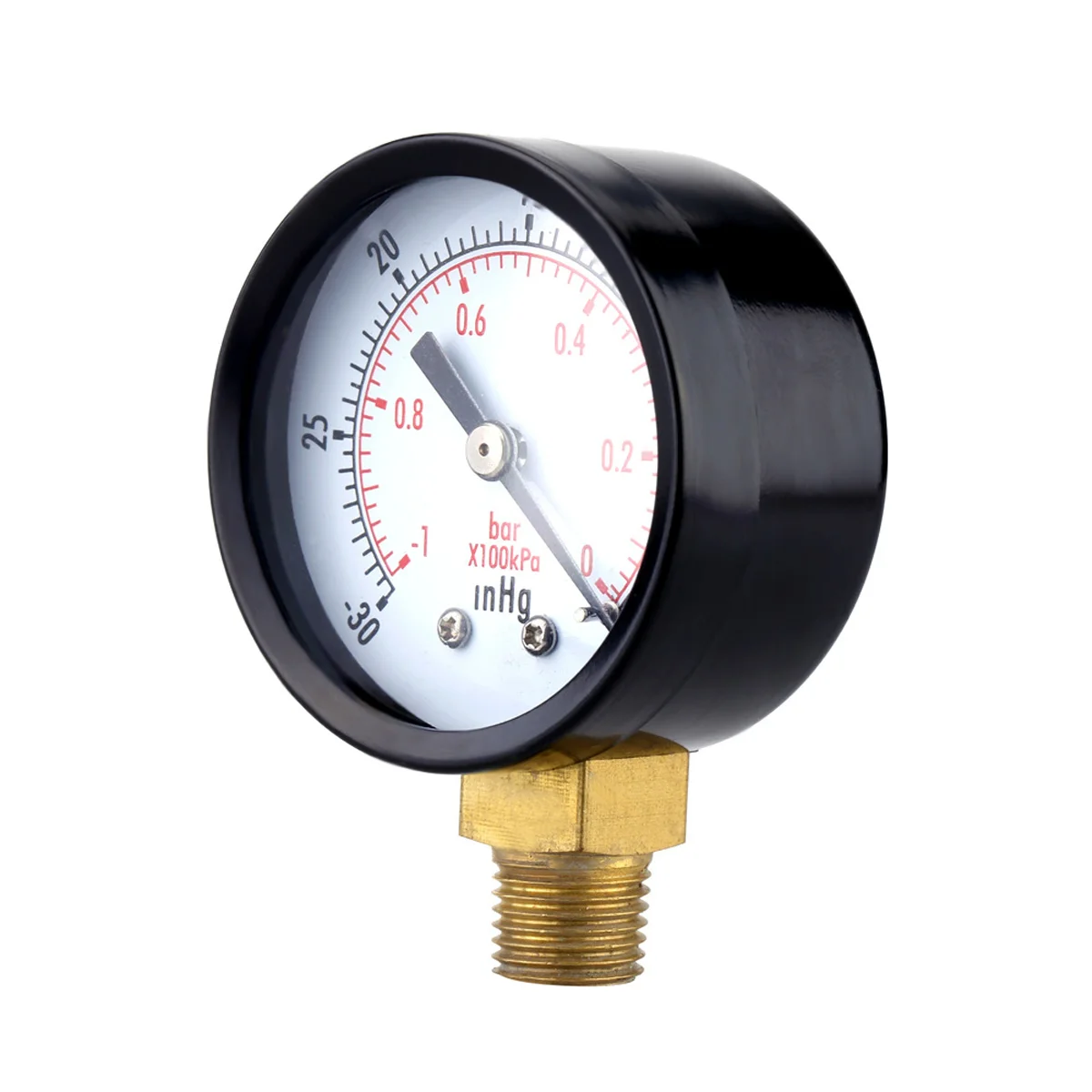 

Utility Vacuum Pressure Gauge for Air Compressor Water Oil Gas 0-30HG vacuum gauge vacuum gage vacuum gauge tester