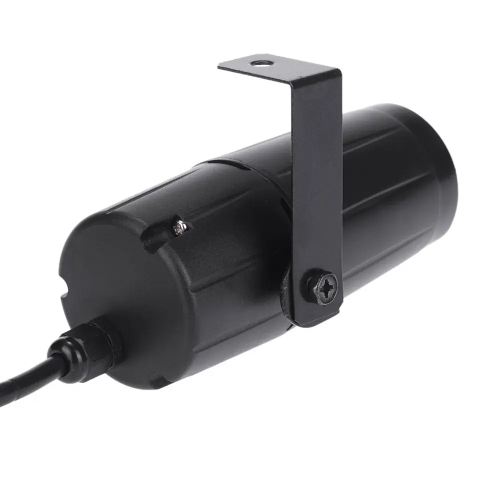 3w-ledスポットライトステージランプブラック米国プラグ調整可能なヘッドアクセント照明シネマktvパーティーライト