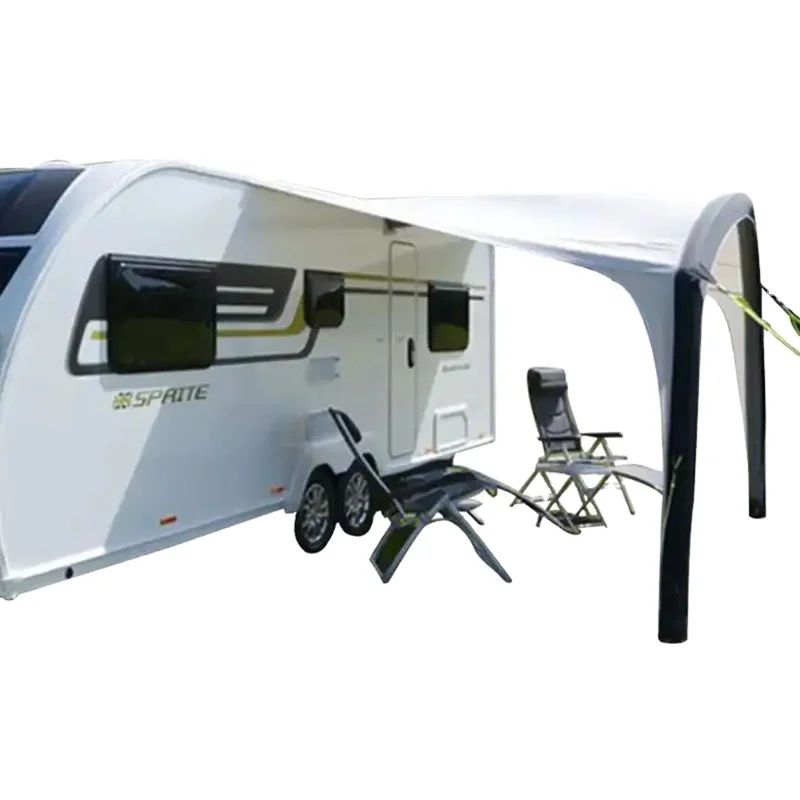 Drainage Large Camper Van Tent RV Awning Three-Season 3000mm Waterproof Tube Type One Polyester