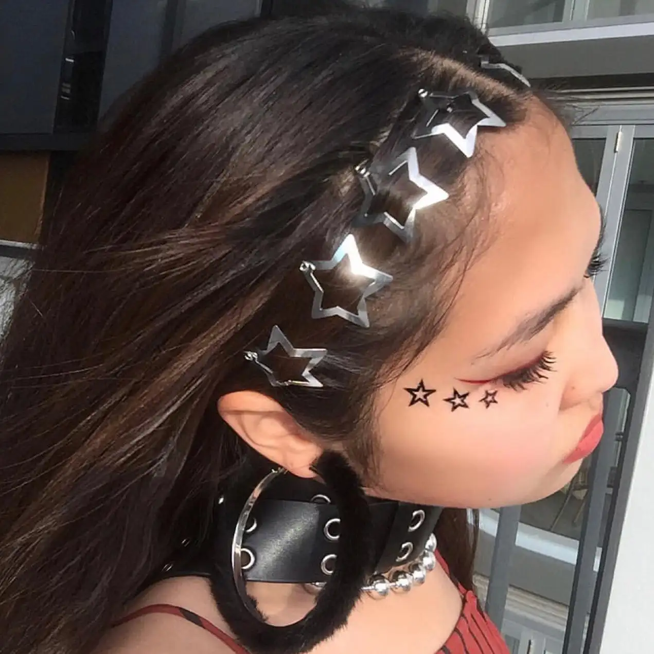 Pinces à cheveux en argent Y2K Star BB pour filles, épingles à cheveux en métal, barrettes pour femmes, pinces étoiles Filig123, accessoires de