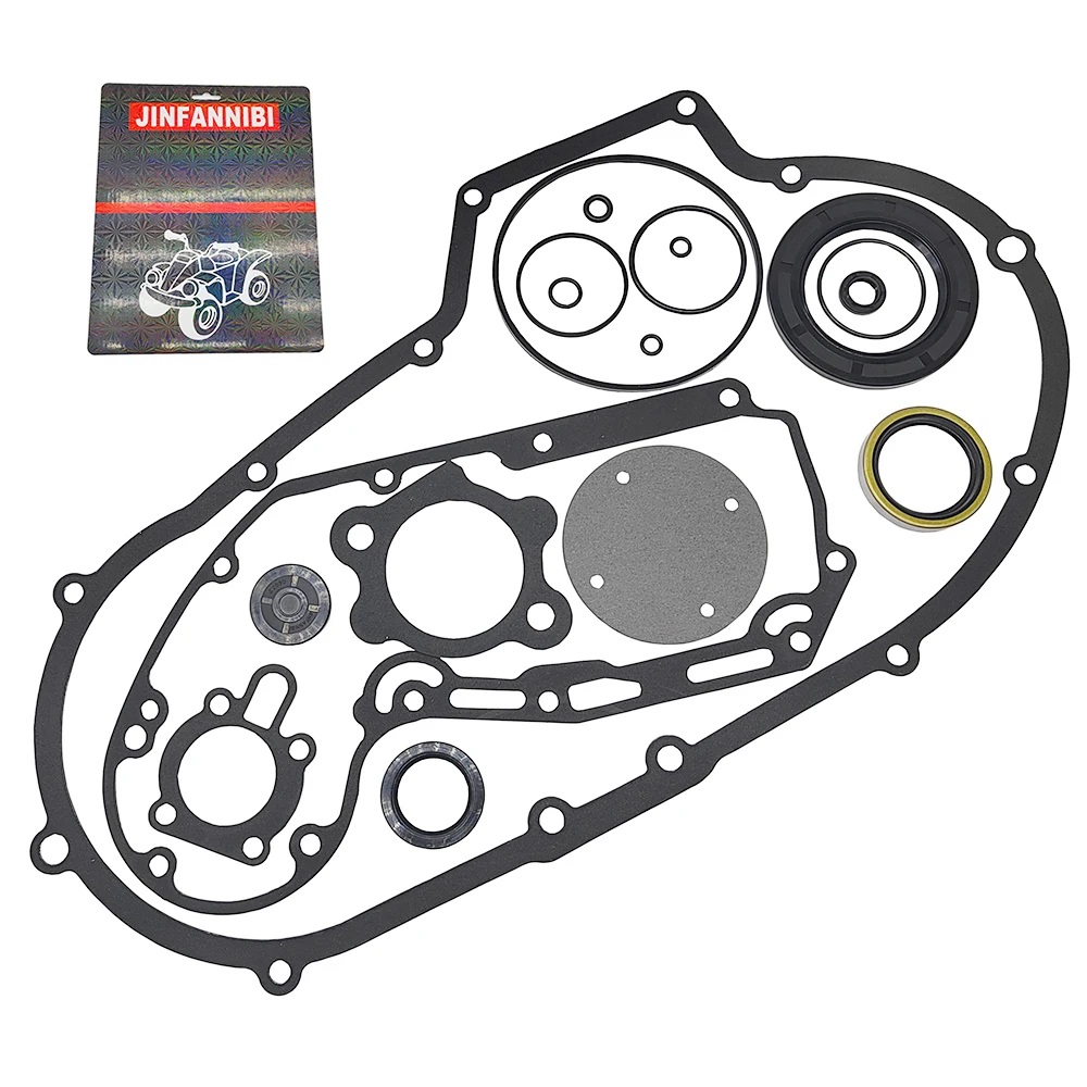 Clutch Primary Cover Gasket Seal Kit Compatible for Harley Davidson Sportster 1200 XL1200 XLH1200 1989-2003 Bottom End Gasket