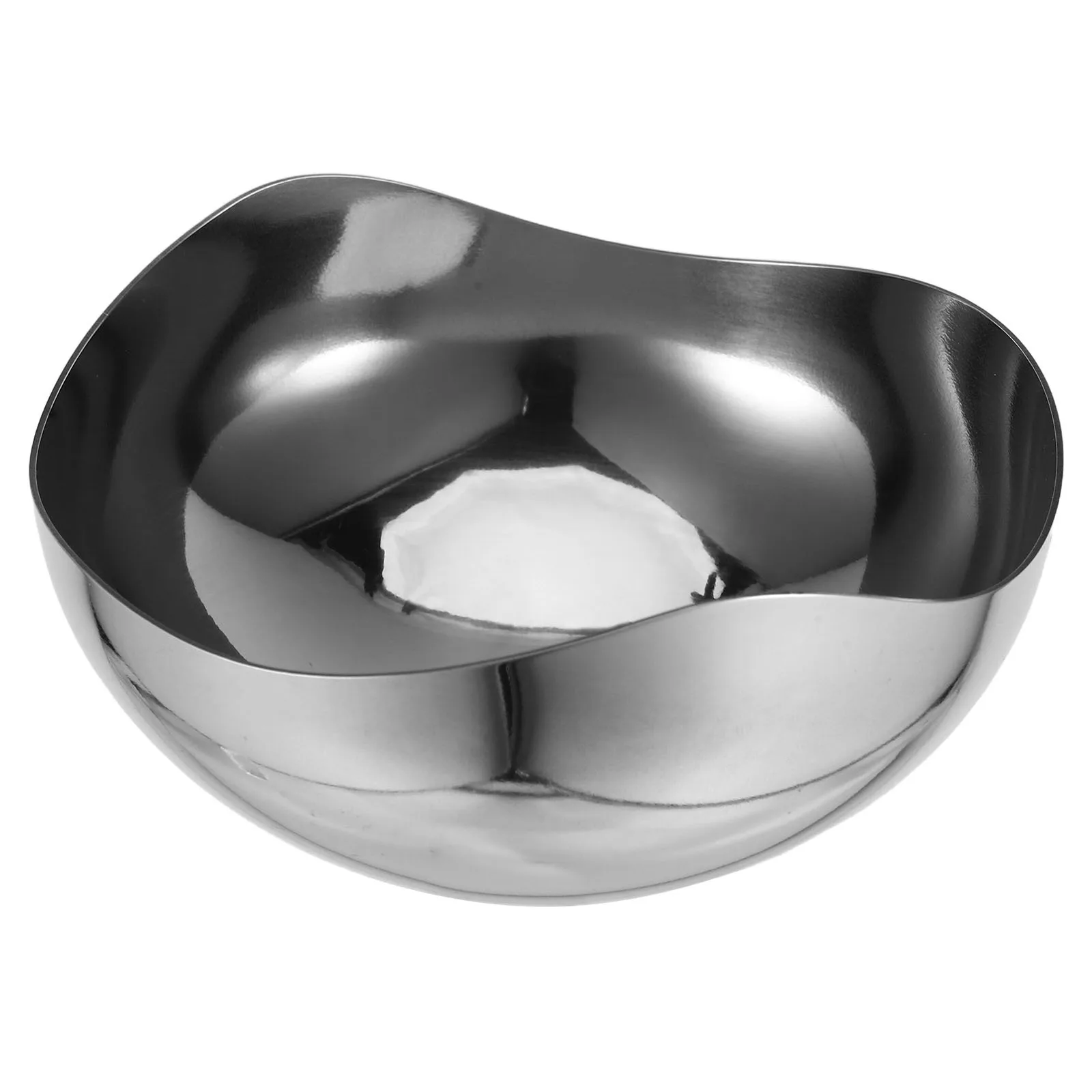 

Stainless Steel Snack Bowl Multi-Functional Serving Dish for Home Hotel Buffet Dry Fruits Snacks Seasonings