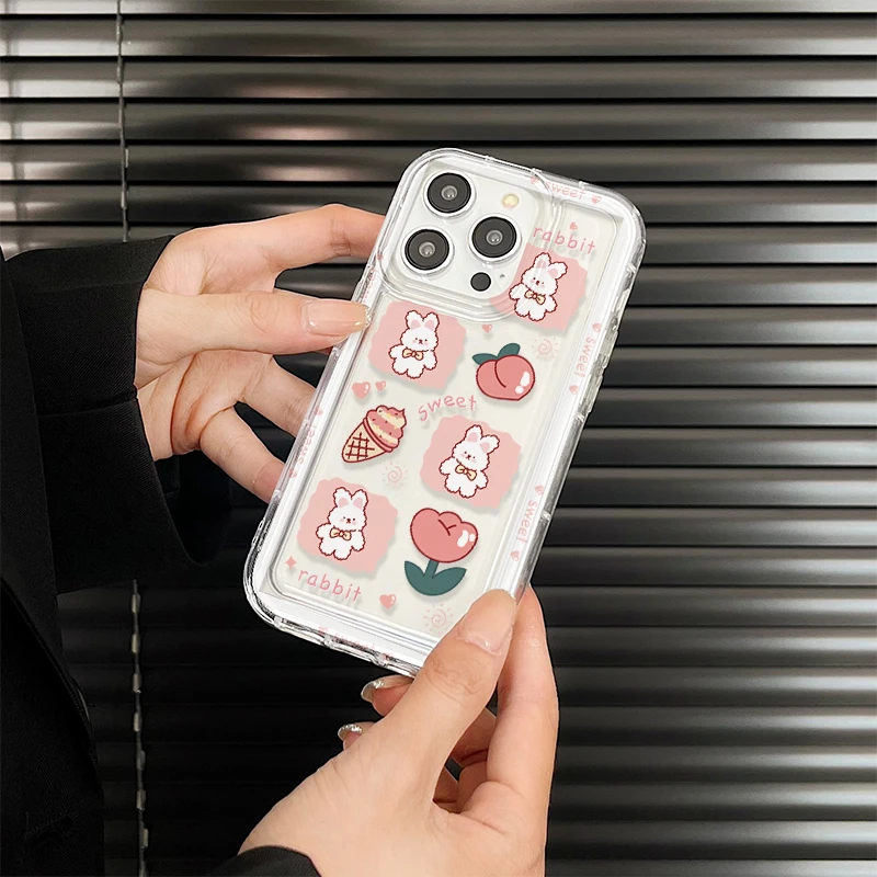 J2555 Fall Prevention Cushion Type For Samsung Galaxy S23 S22 S21 S20 Plus Note 10 20 Ultra Case DIY Soft TPU Cover